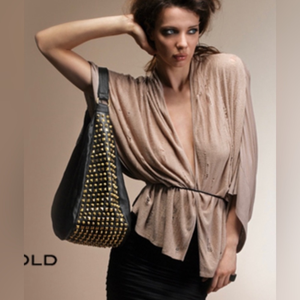 Romygold Drew stud trim hobo bag EUC - Picture 3 of 9